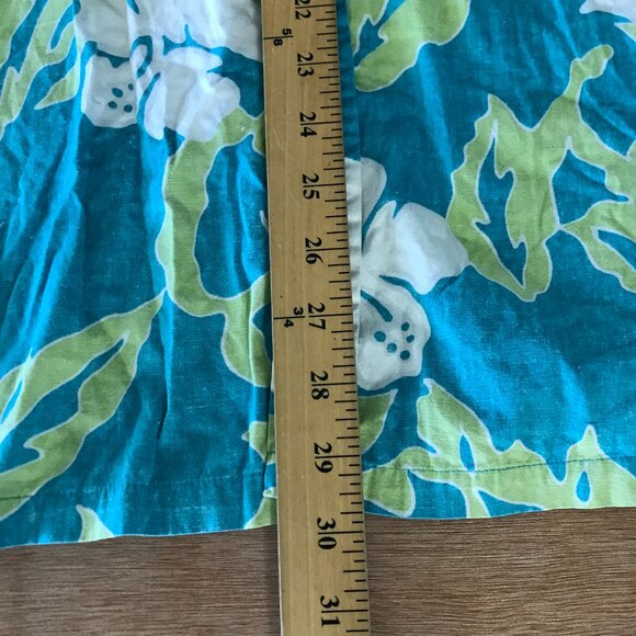 Cooke Street Hawaiian Shirt Men 2XL Blue Floral Button Up Pocket Short Sleeve - Picture 6 of 12